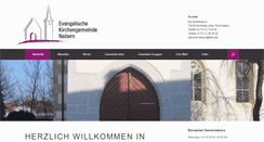 Desktop Screenshot of ev-kirche-nabern.de