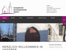 Tablet Screenshot of ev-kirche-nabern.de
